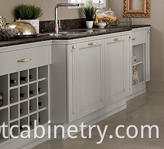 white kitchen storage cabinet